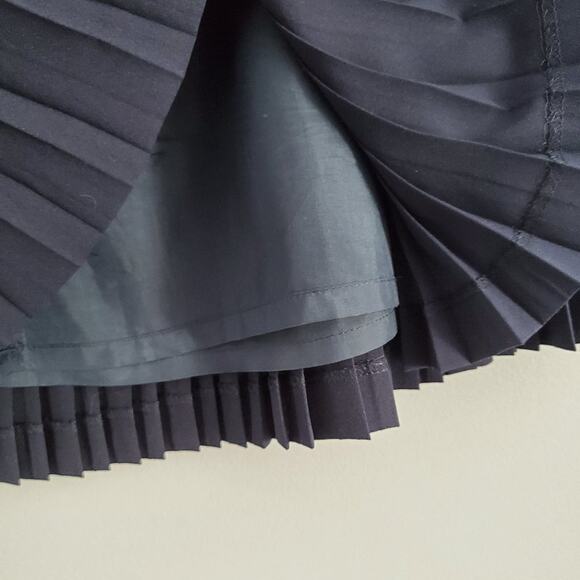 J. Crew Factory Navy Blue Mini Pleated Skirt Size 2 - Picture 6 of 10